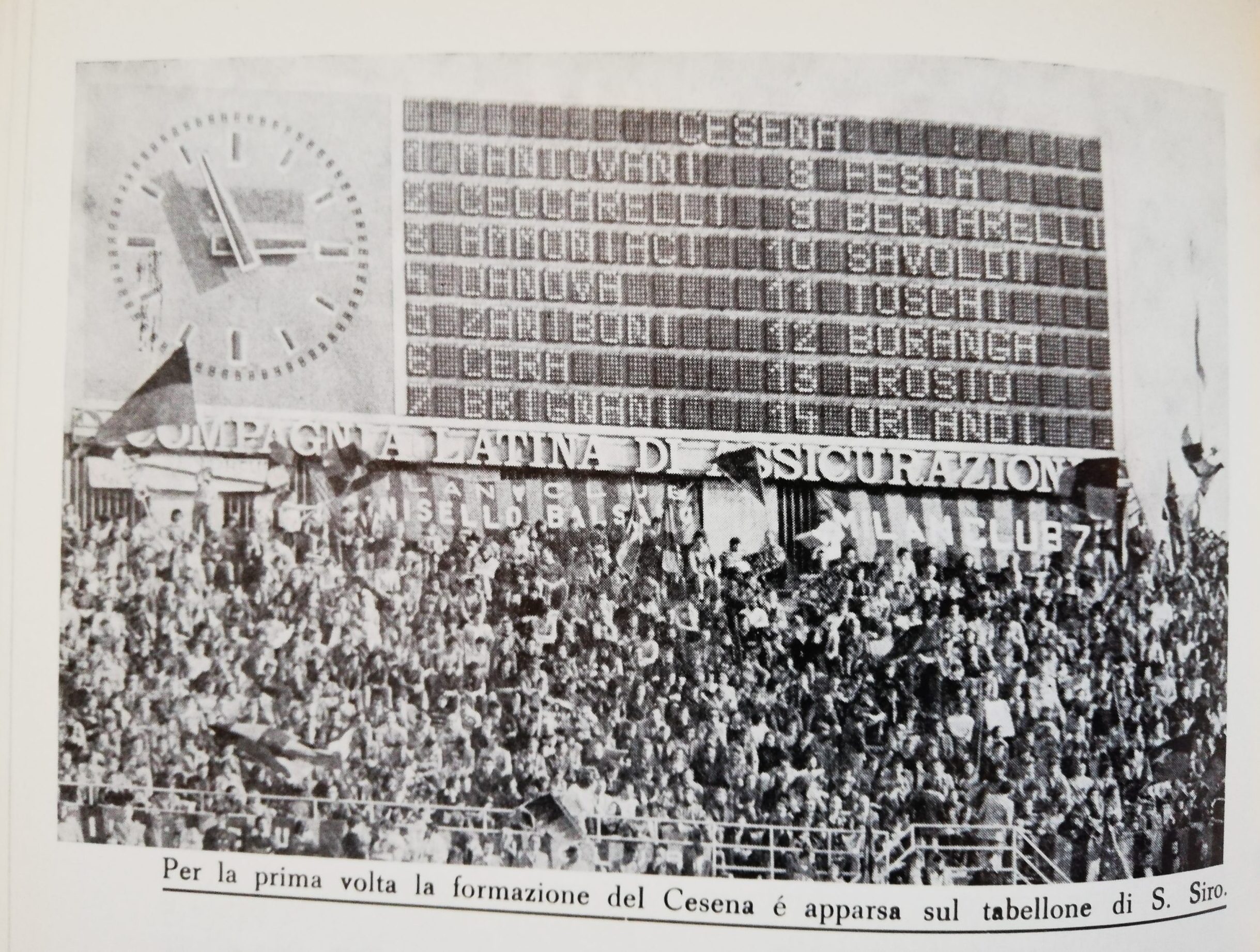 Milan-Cesena 1973-74 a San Siro