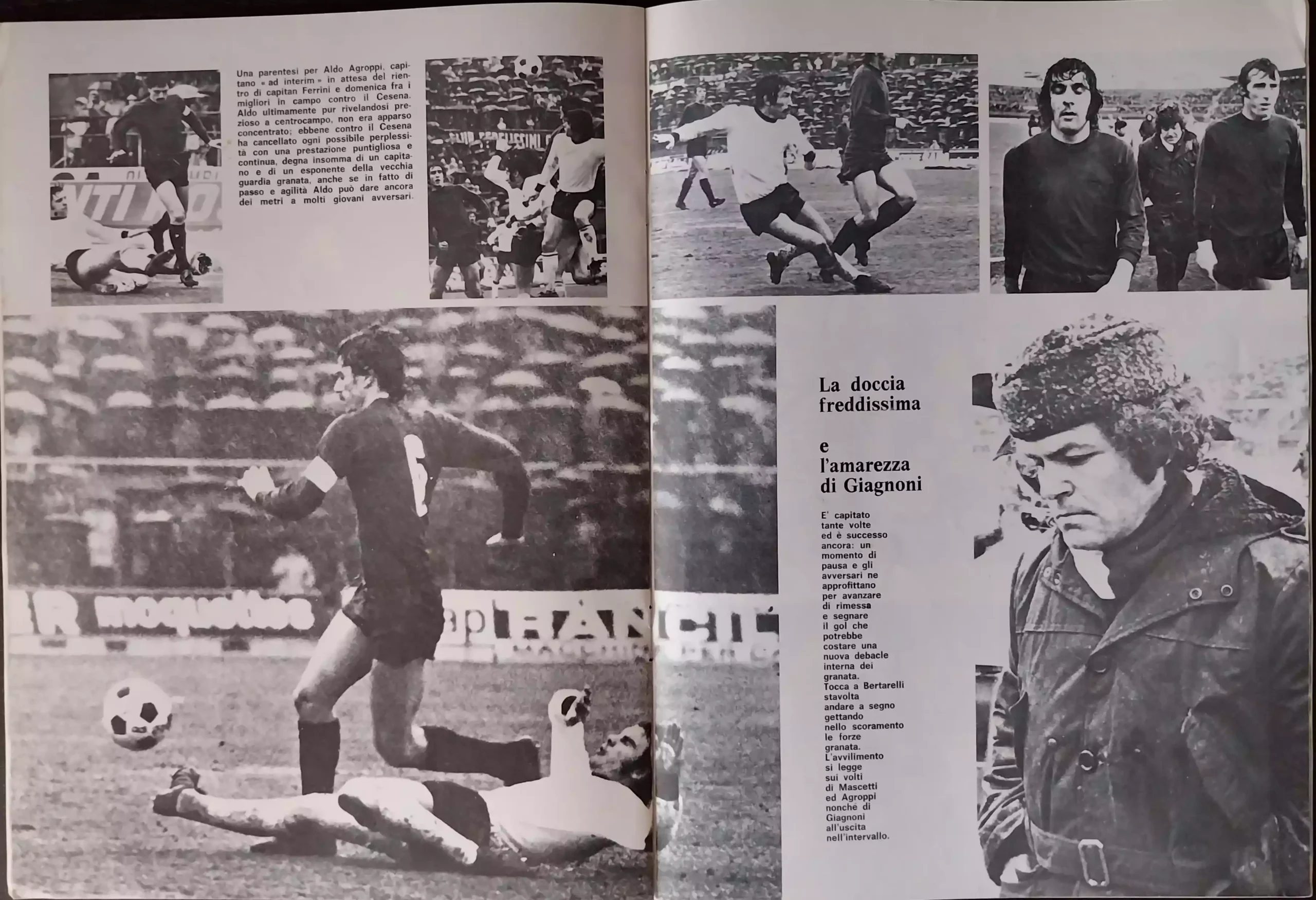 CalcioFilm, Sargraf, 6 febbraio 1974, n. 16, pp. 18-19, Torino-Cesena 1973-74