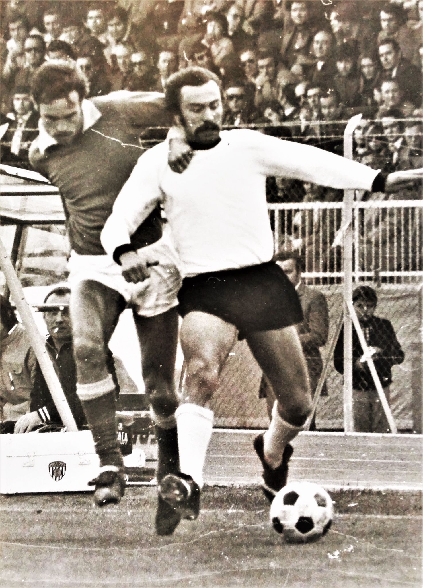 Cesena-Verona 1973-74 Savoldi II strattonato da Busatta
