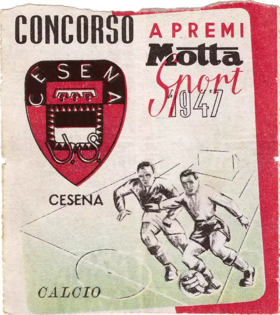 Motta Concorso Motta Sport 1947 1946-47 scudetto Cesena