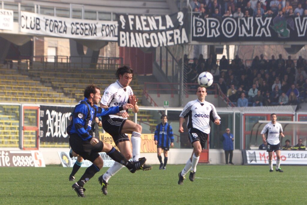 Cesena-Atalanta 1998-99-Bonazzoli e Salvetti