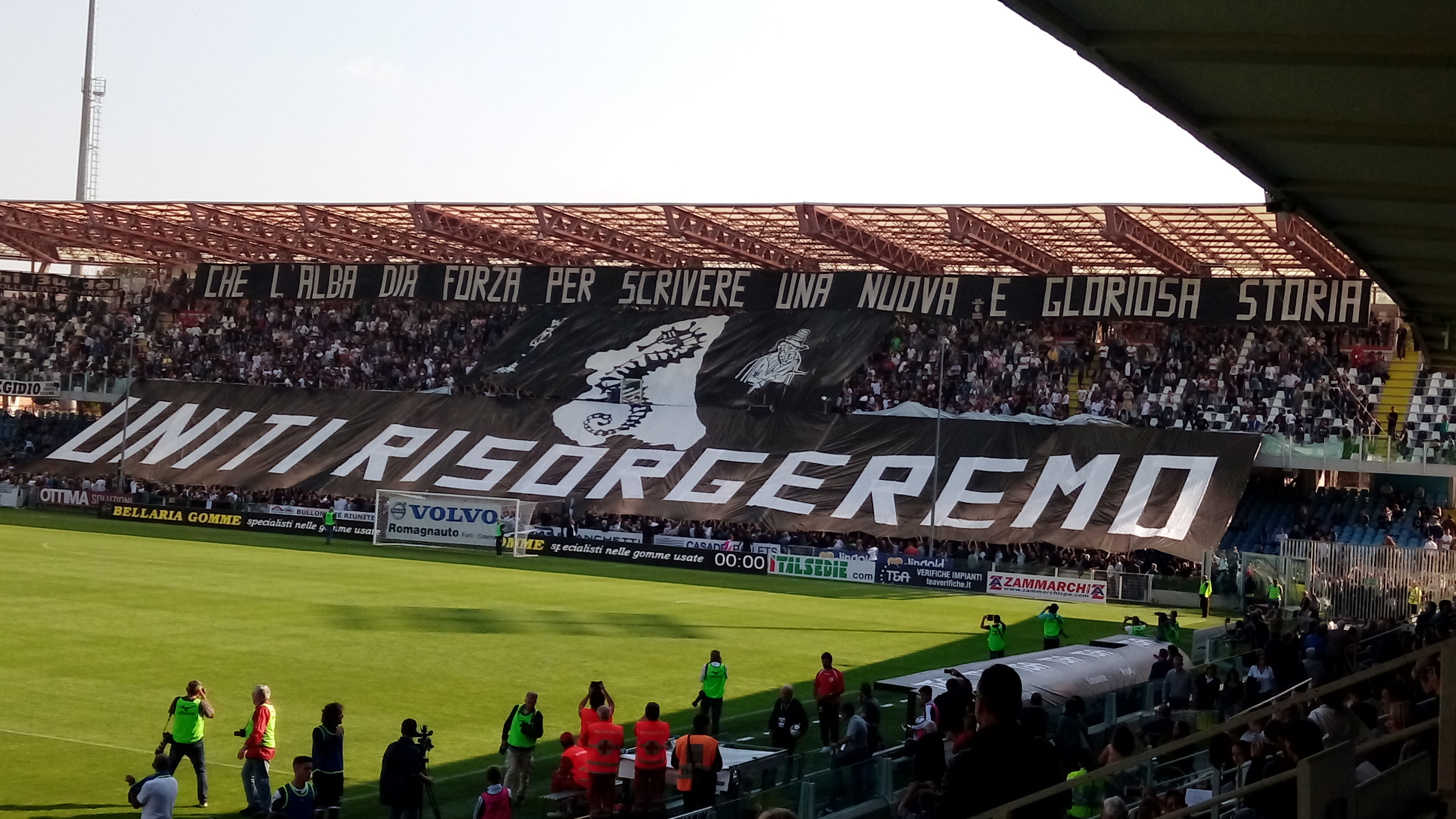 Cesena-Francavilla 2018-19. Dopo il fallimento si riparte dalla serie D. Non sarete mai soli