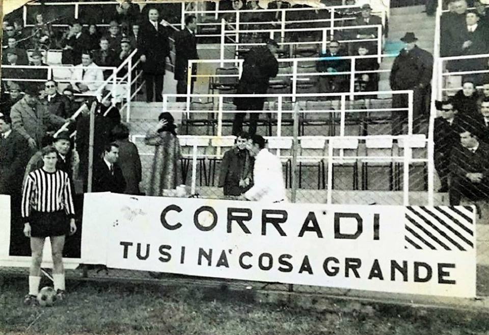 Sidio Corradi beniamino dei tifosi del Cesena. 1966-67