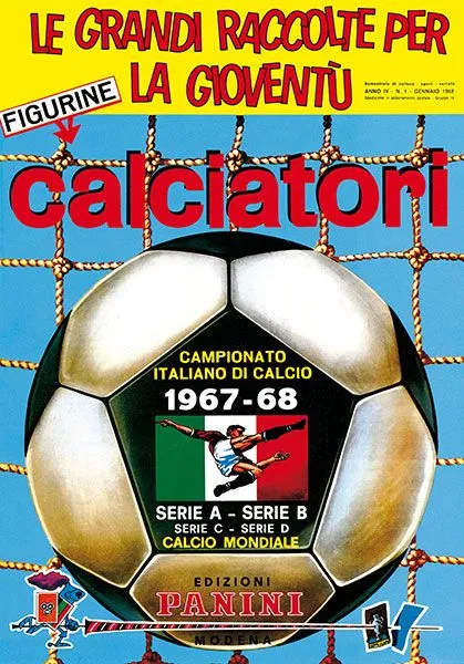 Panini Calciatori 1967-68 album