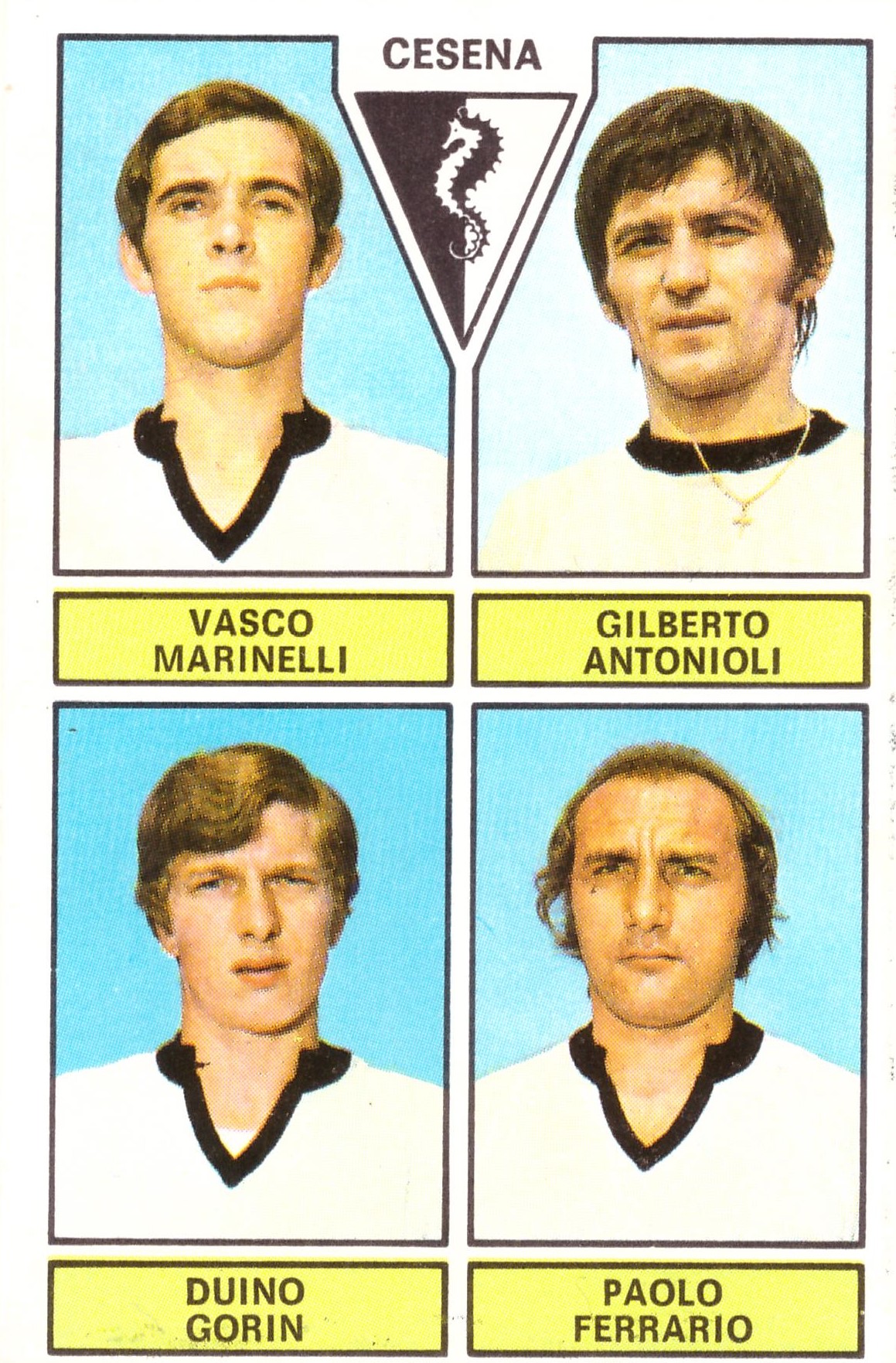 Panini Calciatori 1971-72 Marinelli-Antonioli-Gorin-Ferrario