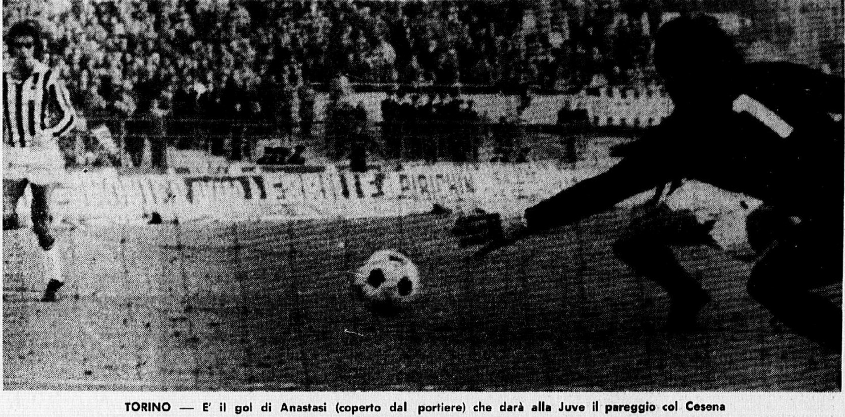 Juventus-Cesena 1973-74 GazzettaSport foto
