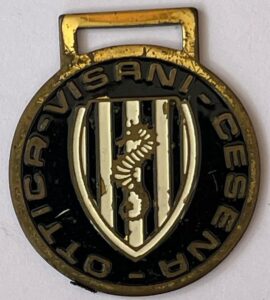 Medaglia portachiavi Ottica Visani Cesena anni 70-80 - collezione Ottica Visani