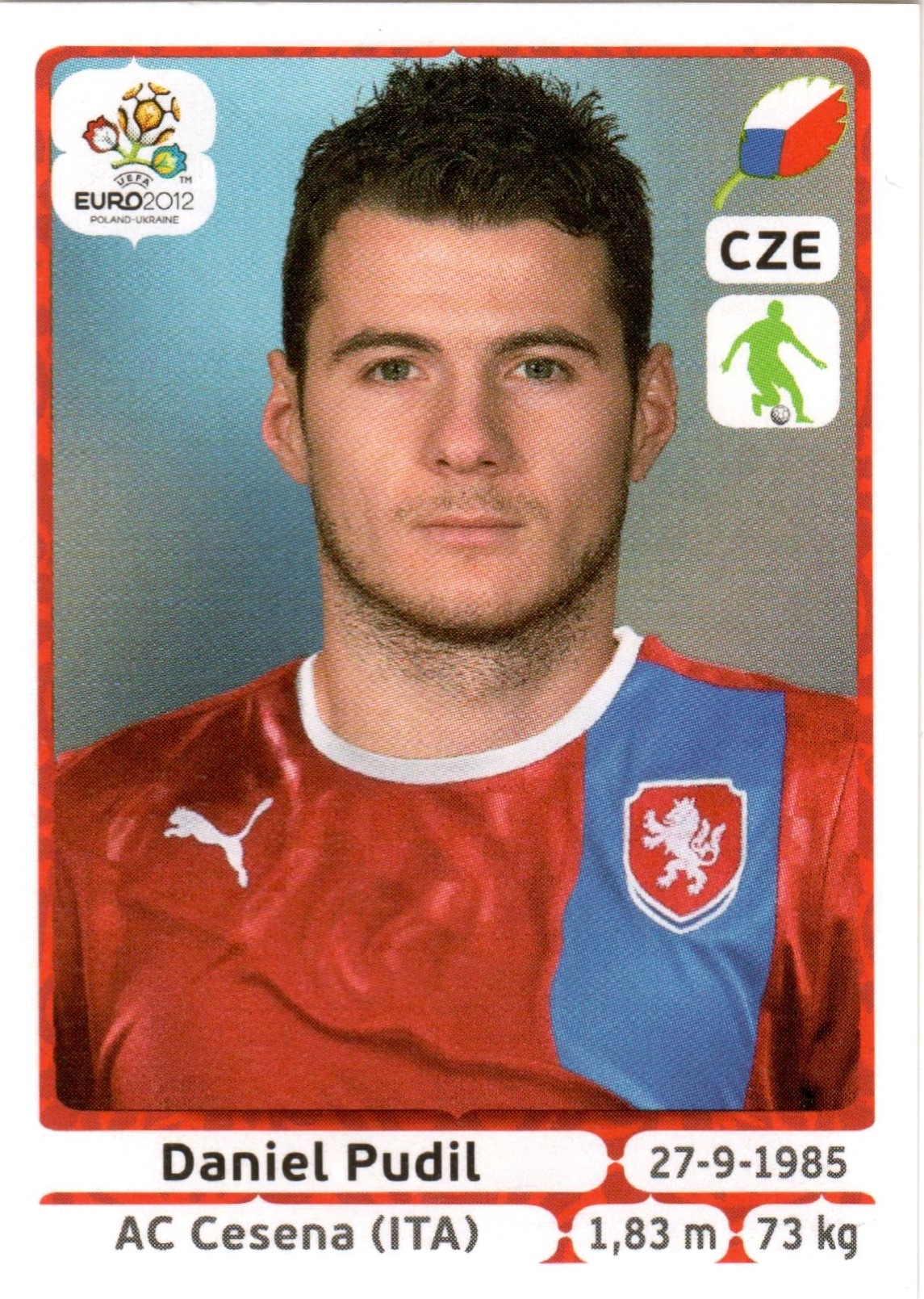 Panini Euro Polonia-Ucraina 2012 2011-12 Pudil